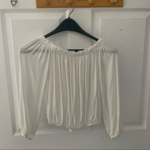 Off the shoulder brandy top